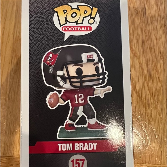 NFL Bucs Tom Brady Funko Pop! Vinyl Figure #157 New - Picture 5 of 5